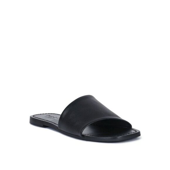 TATAMI LEATHER CLASSIC SLIDE FLATS - Black  5 ,6, 7, 8, 8.5, 9, 9.5 ,10, 7.5 ,6. - Picture 1 of 14
